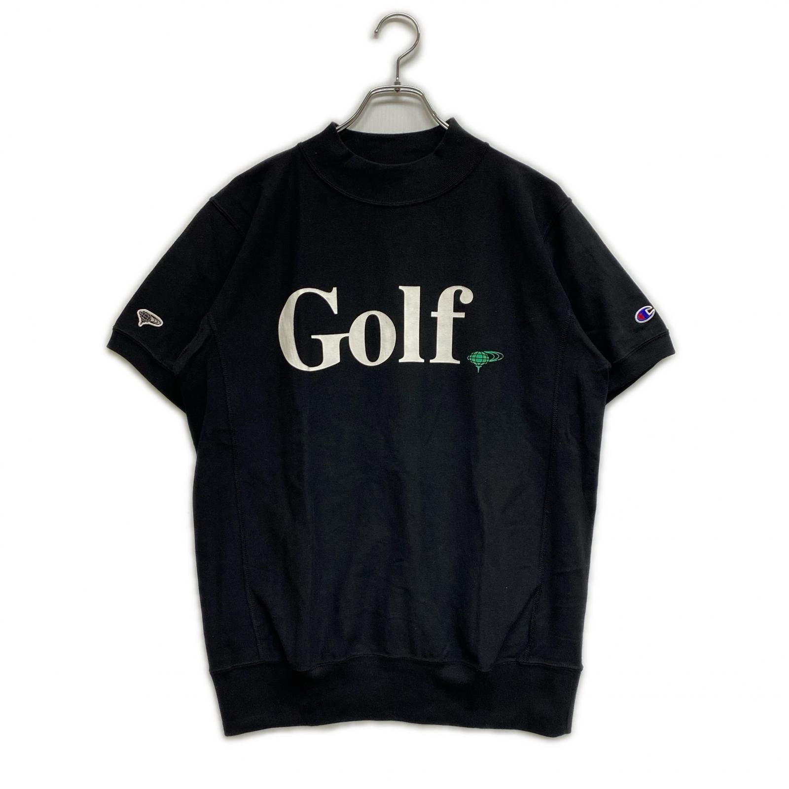 中古 メンズ ビームスゴルフ BEAMSGOLF 半袖シャツ M 黒 ブラック