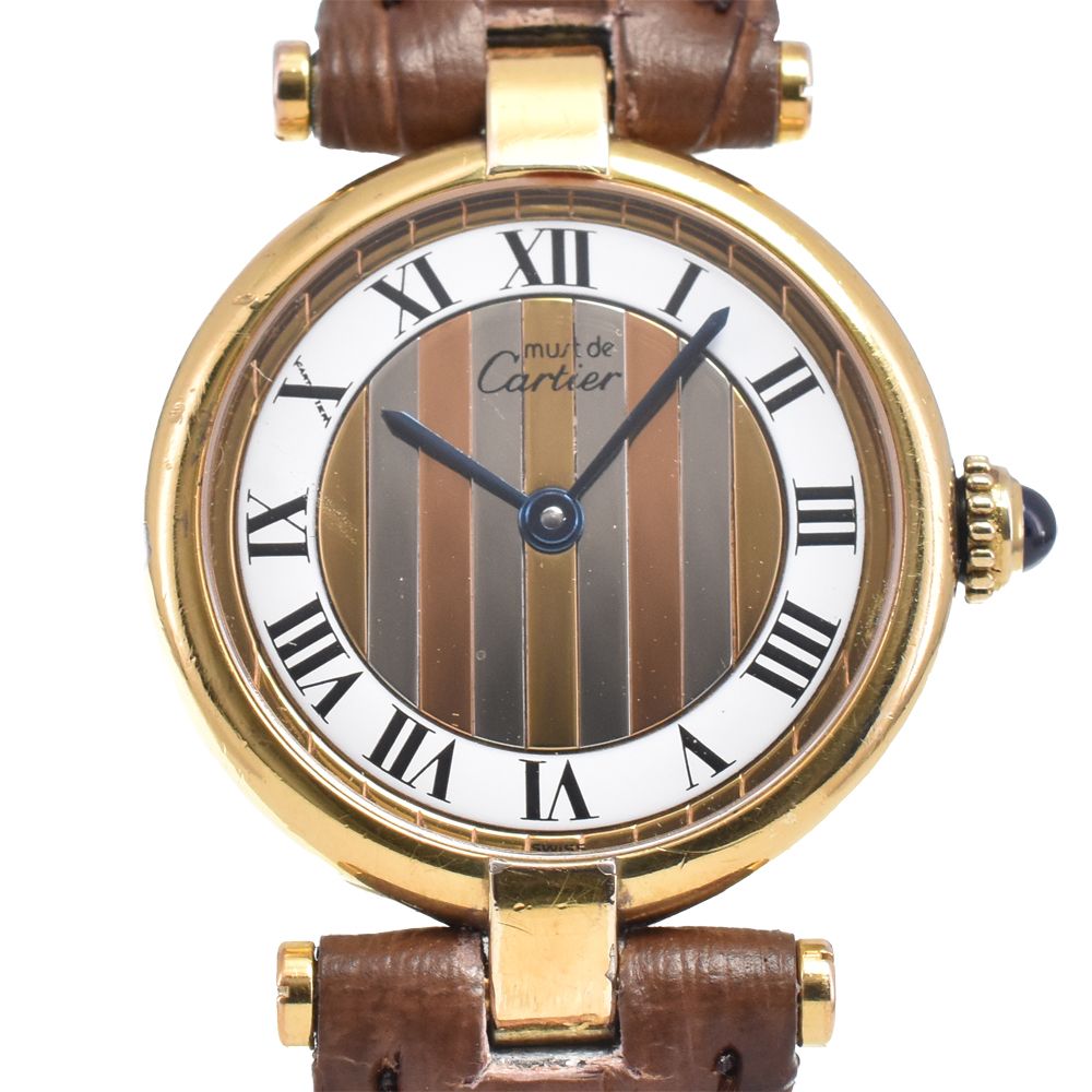 カルティエ CARTIER 590004 ヴェルメイユ トリニティ文字盤 ホワイト クォーツ レディース 腕時計 G#147595 67,320円