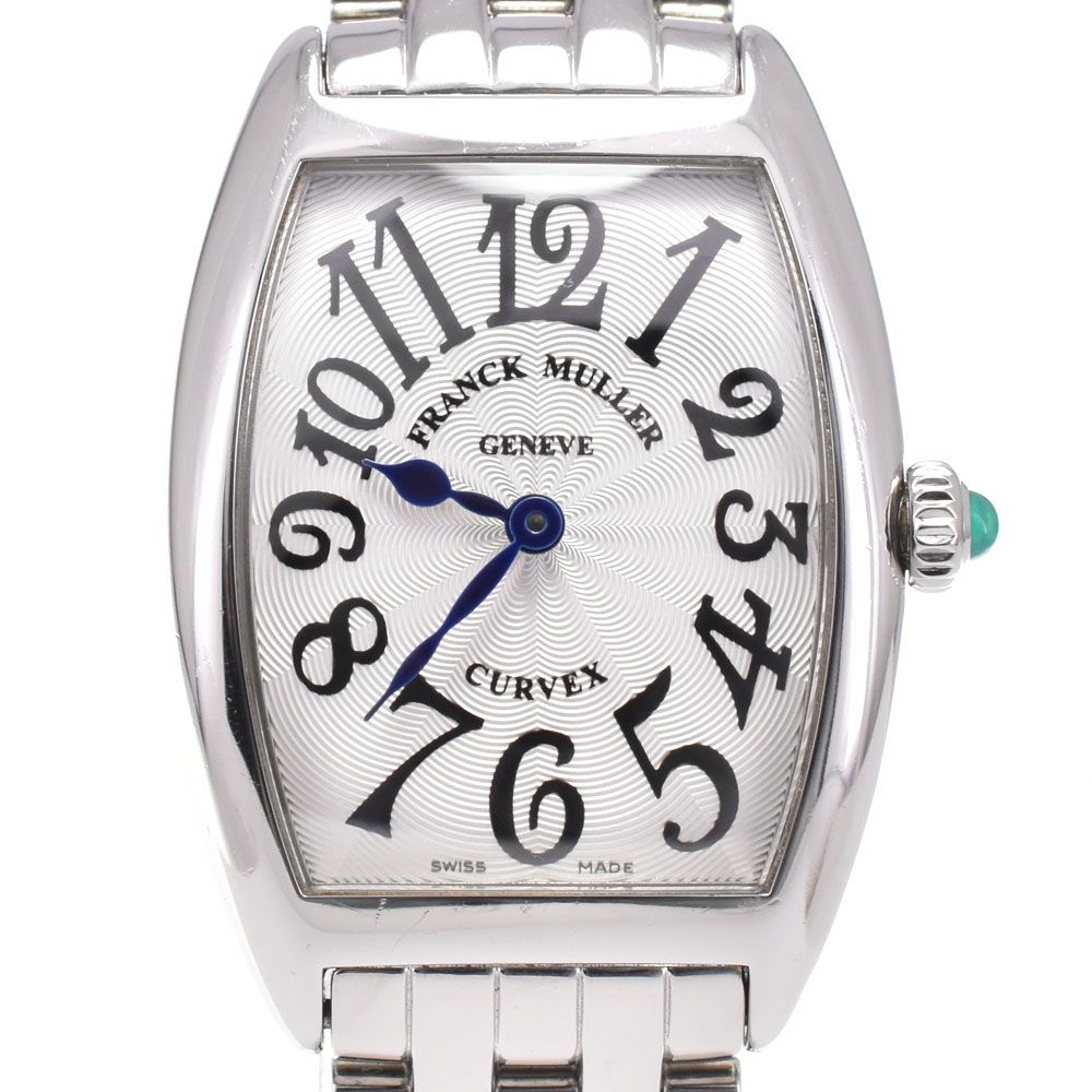 フランクミュラー FRANCK MULLER 1752QZ トノウカーベックス シルバー クォーツ レディース 良品 腕時計 G#146778