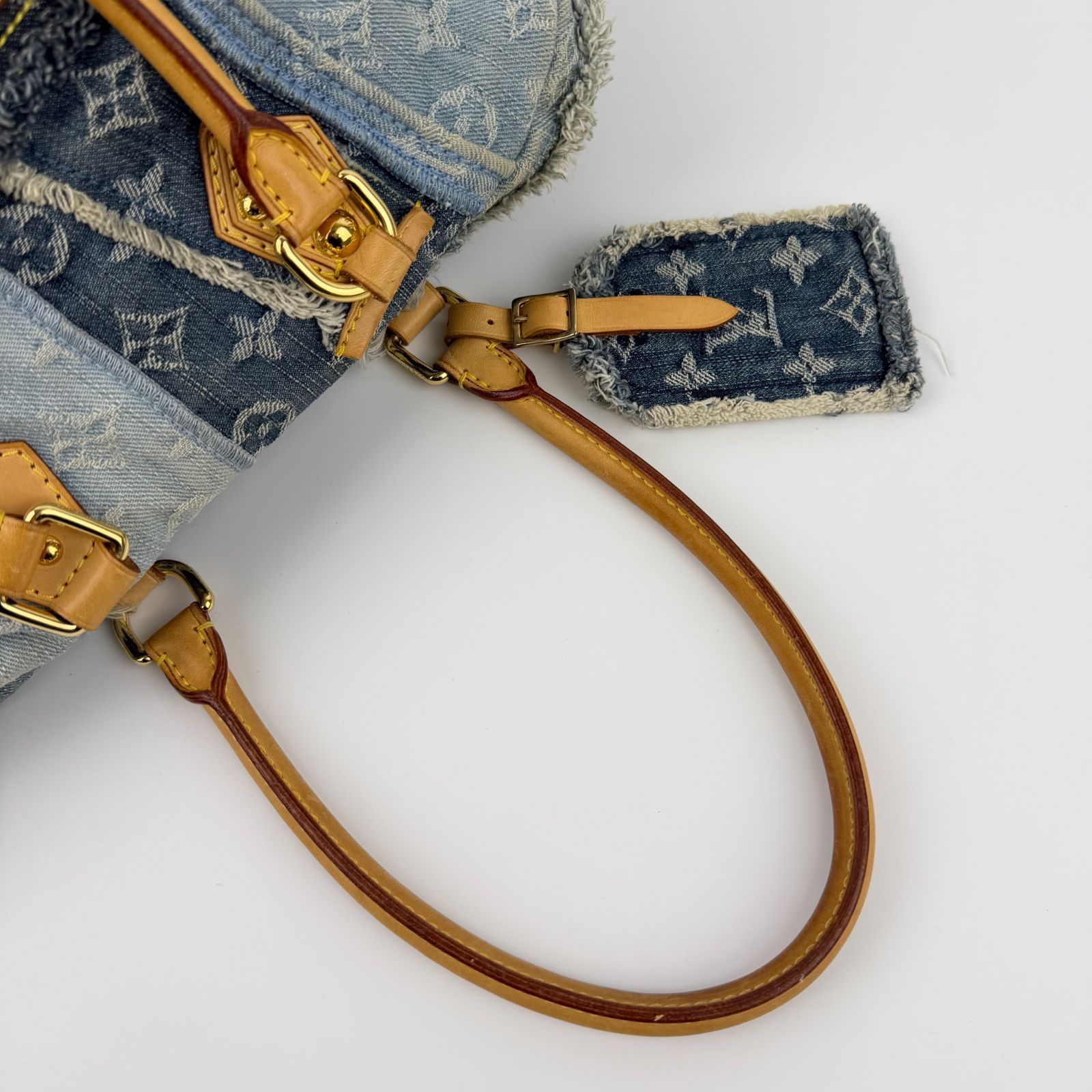 中古】LOUIS VUITTON ルイヴィトン モノグラム パッチワーク ボウリィ 