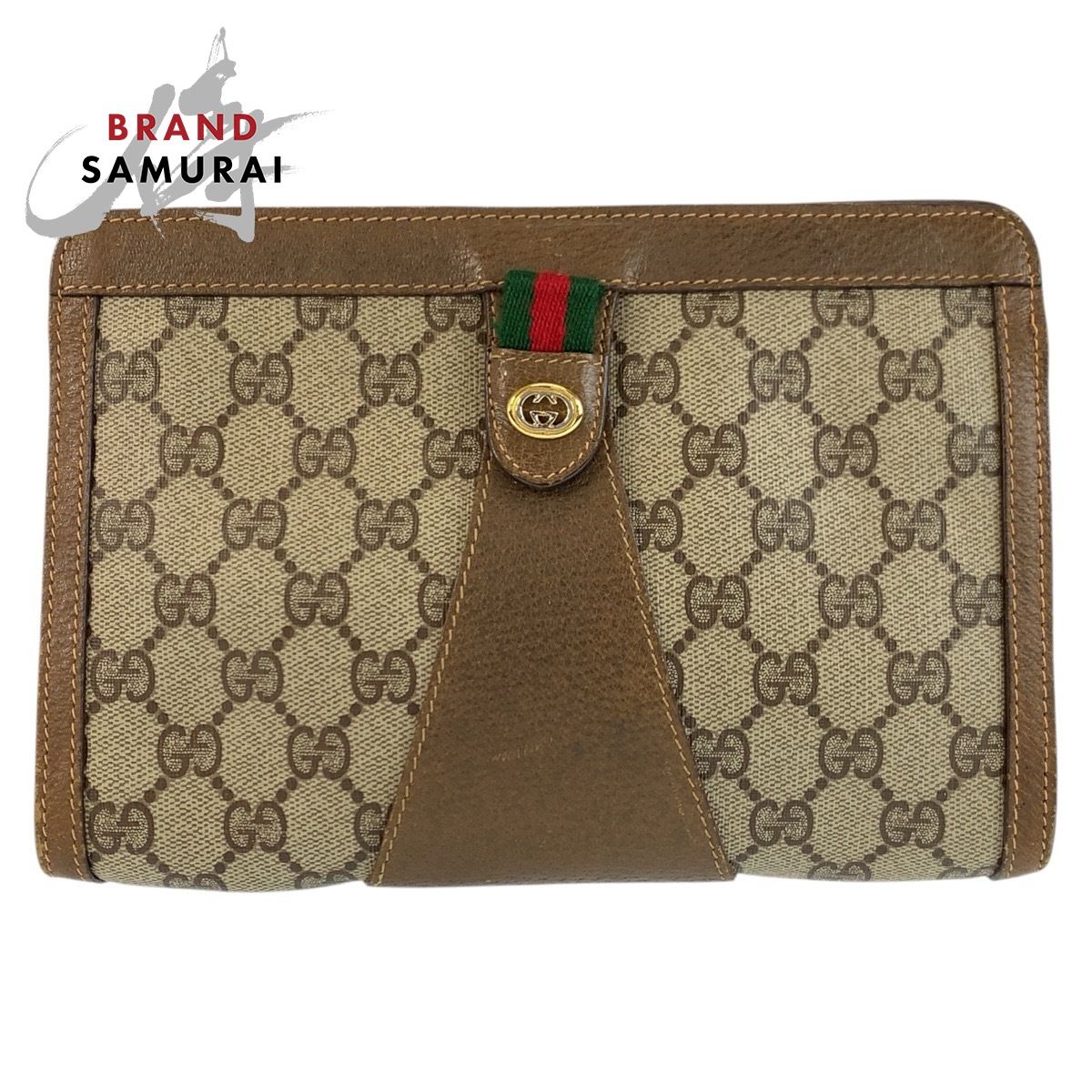 GUCCI グッチ ヴィンテージ シェリーライン ベージュ GGスプリーム