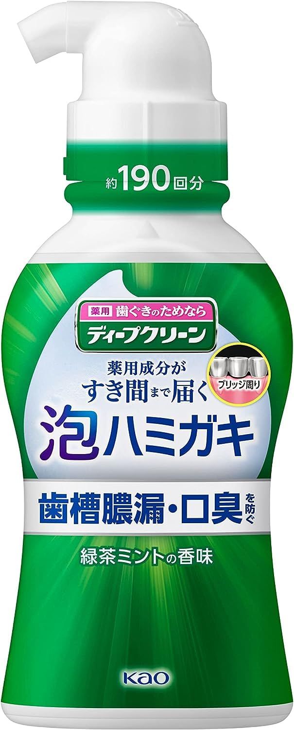 ディープクリーン 泡ハミガキ 190ml 〔医薬部外品〕 190ミリリットル (x 1)