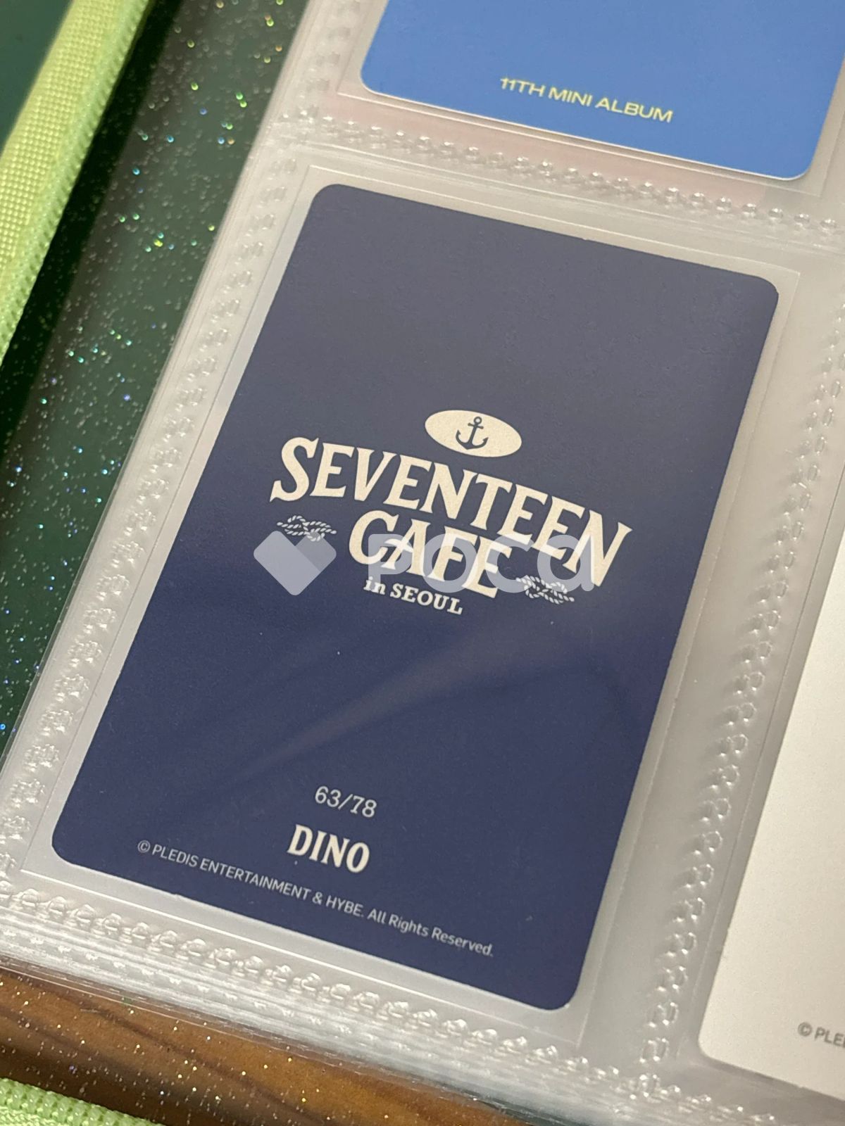 Seventeen ディノ セブチ SEVENTEEN CAFE in SEOUL Trading Card Set