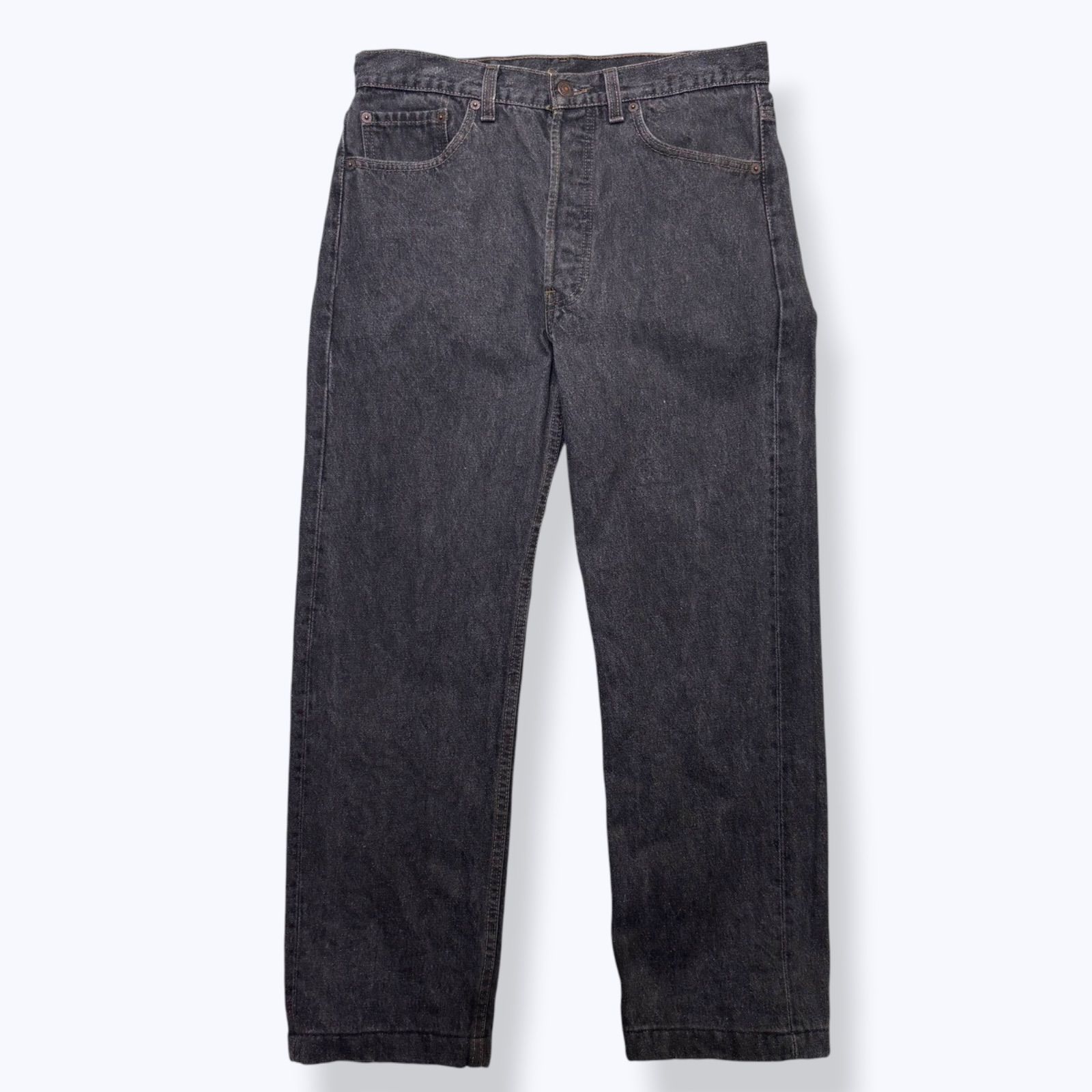 90s Levi's 501 Yarn Dyed Black Denim Pants Made in USA 【W32】 90年代 リーバイス 501 先染め ブラック デニムパンツ ジーンズ アメリカ製 USA製 古着 ヴィンテージ