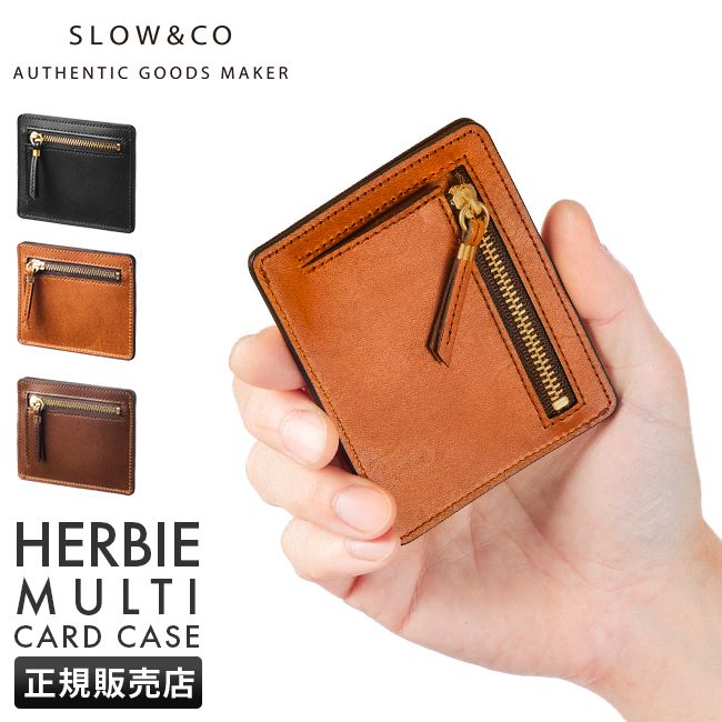 【メーカー正規品】SLOW スロウ 財布 二つ折り財布 ミニ財布 薄い財布 薄型 本革 レザー ハービー ミニウォレット メンズ レディース herbie so835k