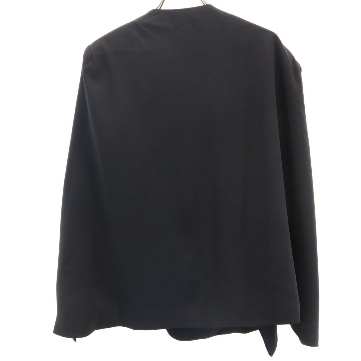 未使用 ZARA ザラ ケープ ジャケット L ブラック レディース 古着