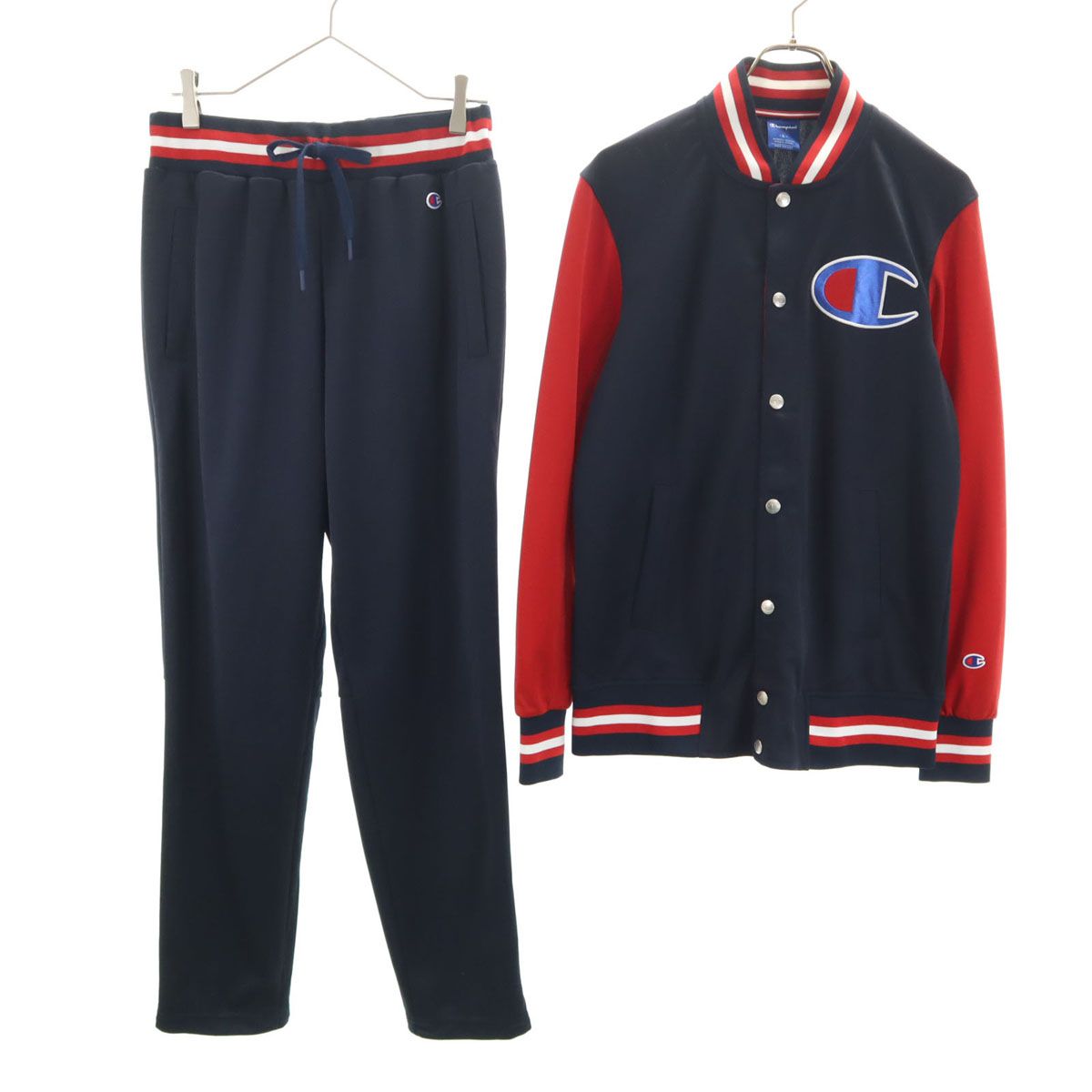 Champion ネイビー ジャージセットアップ XXL 楽天市場】チャンピオン 