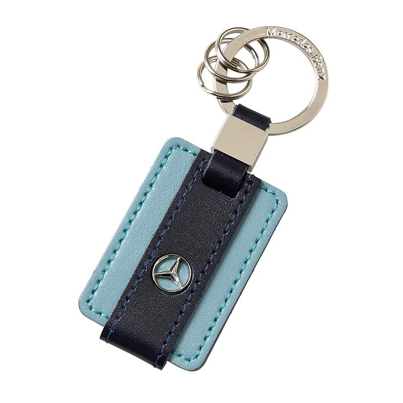 【新品】 【メルセデス・ベンツ コレクション】純正 キーリング バイカラー ブルー