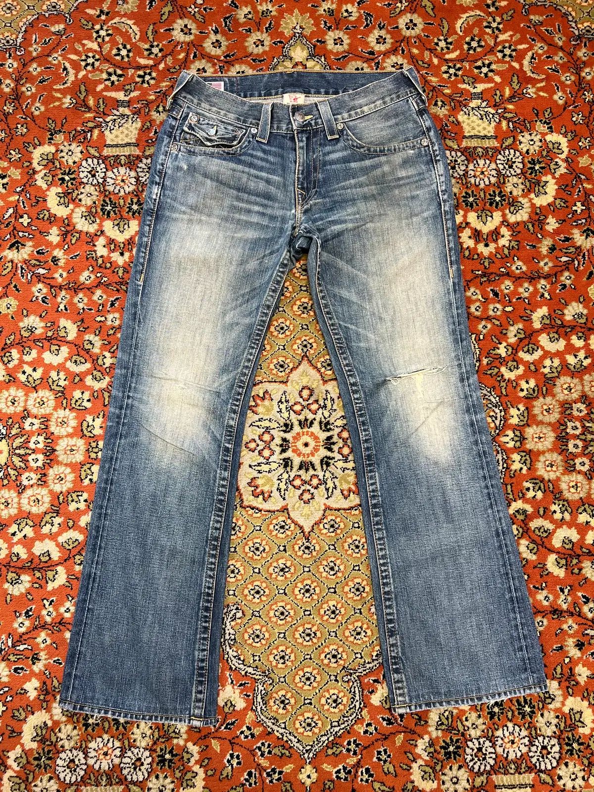 メンズ TRUE RELIGION ブーツカットデニム 32