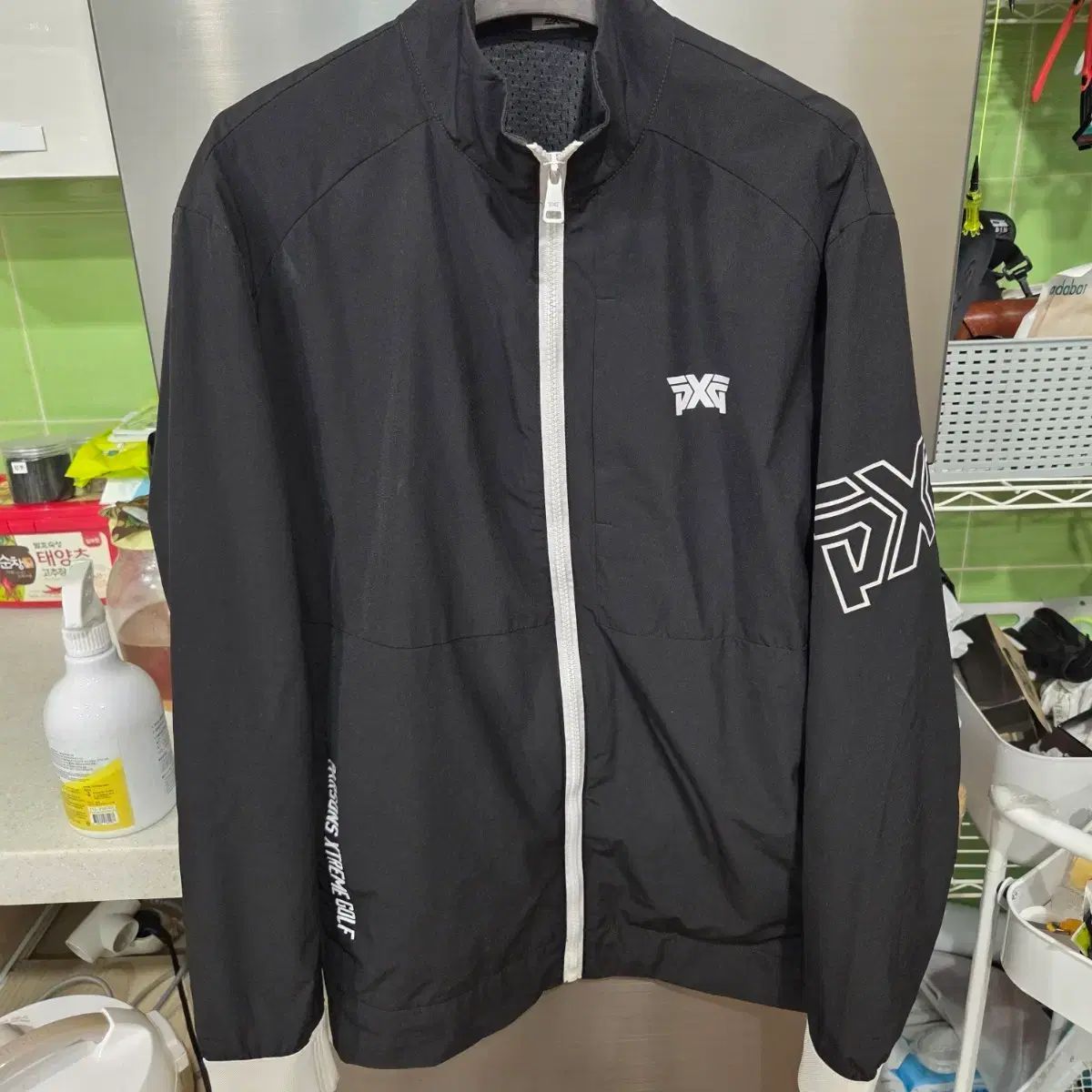 PXG ブラック ウィンドブレーカー ゴルフ ジャケット100