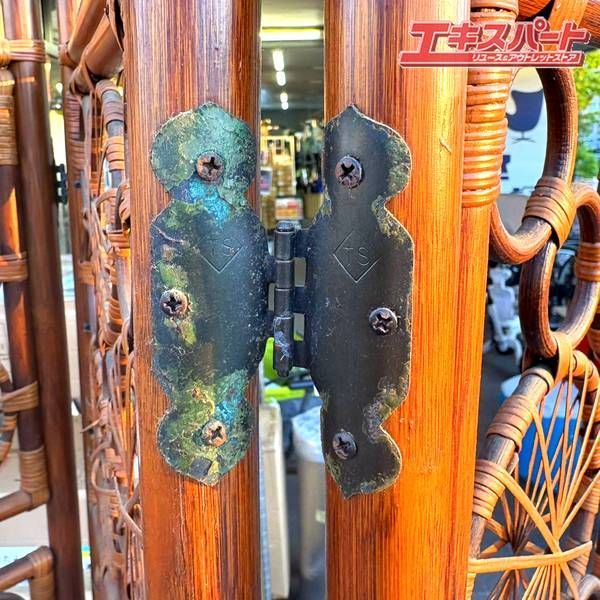 4連パーテーション ヴィンテージ アンティーク ラタン 湘南台店 - メルカリ