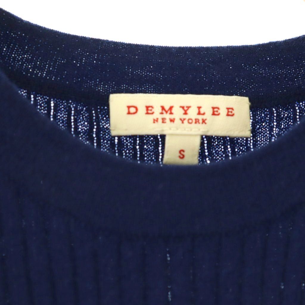 DEMYLEE デミリー ベスト/ノースリーブ XS 青 【古着】【中古】【送料無料】 DEMYLEE - DEMYLEE デミリー ベスト XS 黄 【古着】【中古】【送料無料