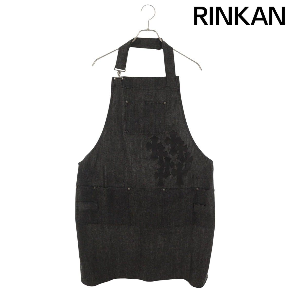 クロムハーツ CEMETERY CROSS APRON セメタリークロスパッチデニムエプロン メンズ