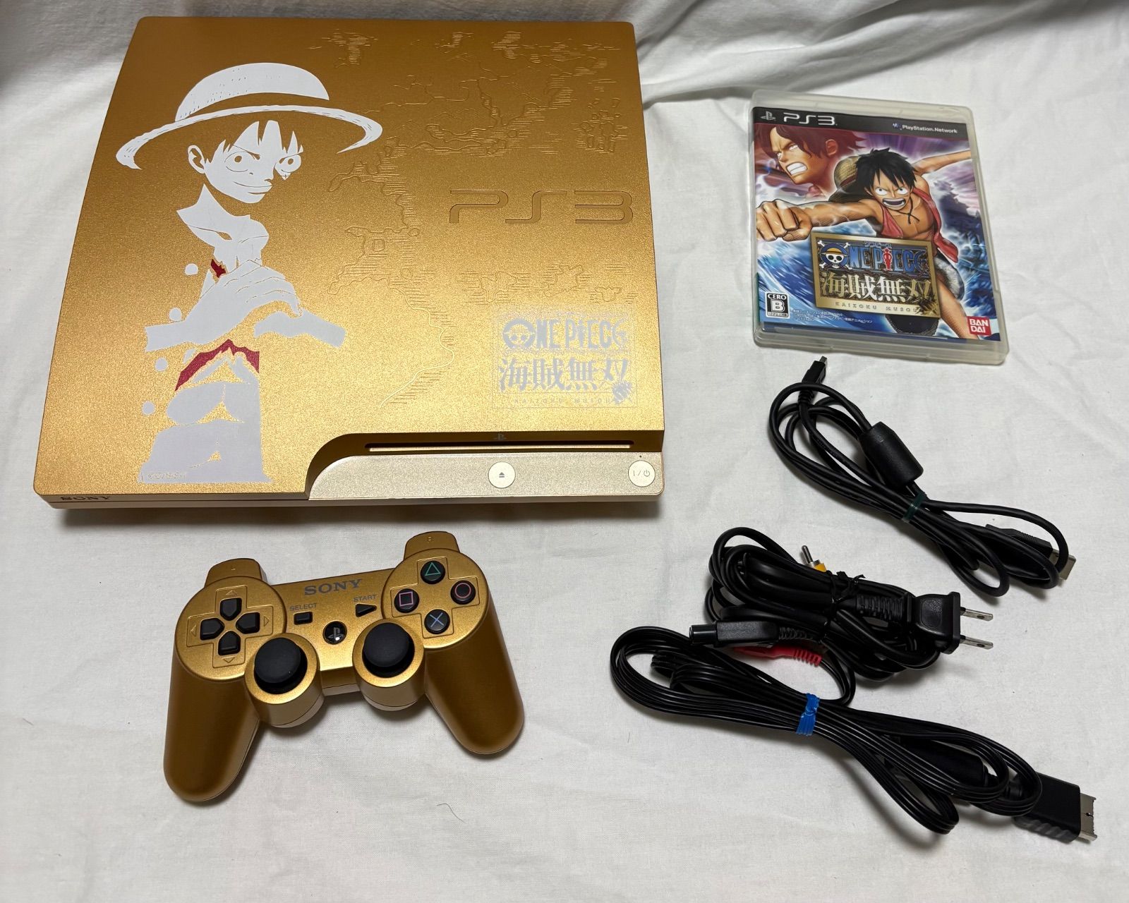SONY PlayStation3 ONE PIECE GOLD EDITION ワンピース 海賊無双 ゴールドエディション 320GB(CEJH_10021)
