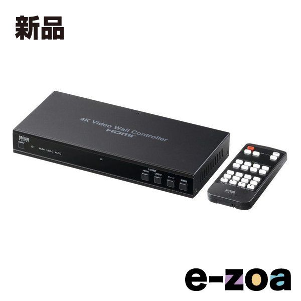 SANWA SUPPLY サンワサプライ 4画面ビデオウォールコントローラ 4K対応 VGA-PHD4VWC (2663681)