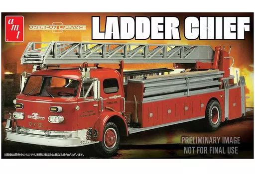 【中古】プラモデル 1/25 アメリカン・ラフランス はしご車 [AMT1204]