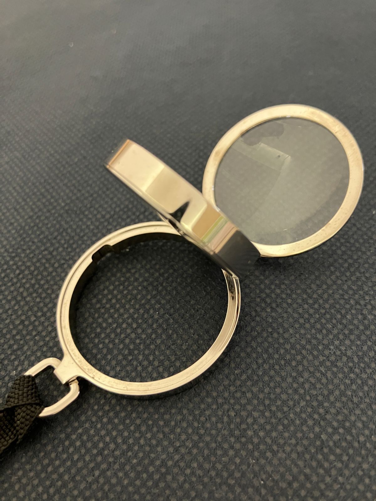 WAKO 銀製 925 ルーペ ペンダント 銀座 和光 WAKO】ルーペ付 ペンダントウォッチ 懐中時計 動作未確認