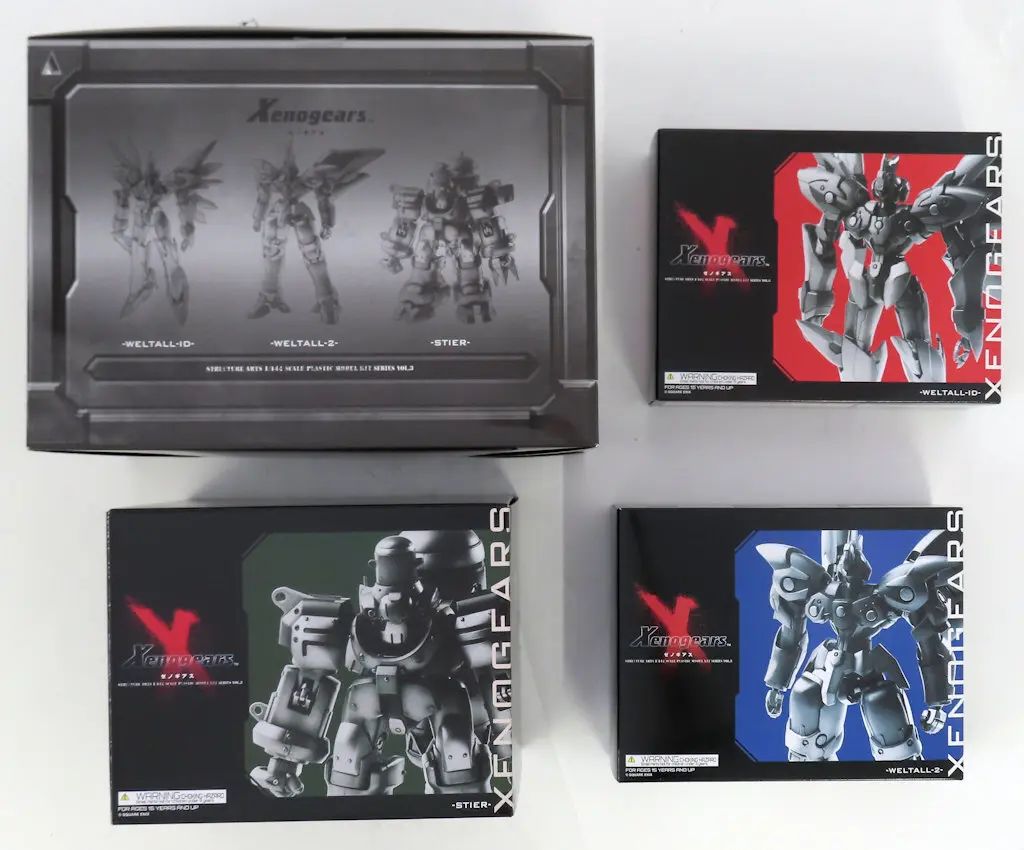 【中古】プラモデル 全3種セット 「1/144 ゼノギアス ストラクチャーアーツ プラスティック モデルキット シリーズ Vol.3」
