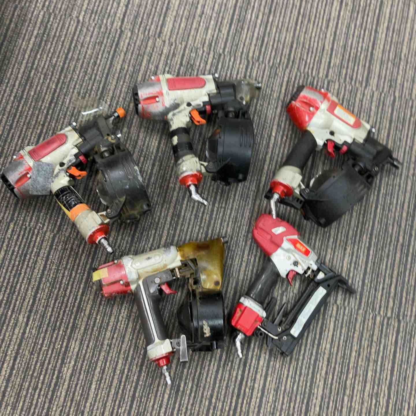 【ジャンク品】◇常圧 釘打ち機 CN-550S(FP)×3台/ネイラ TA-238F2(D)/4MAフロア/コイルネイラ CN-354 ジャンク品5台◇アクトツール富山店◇Y6