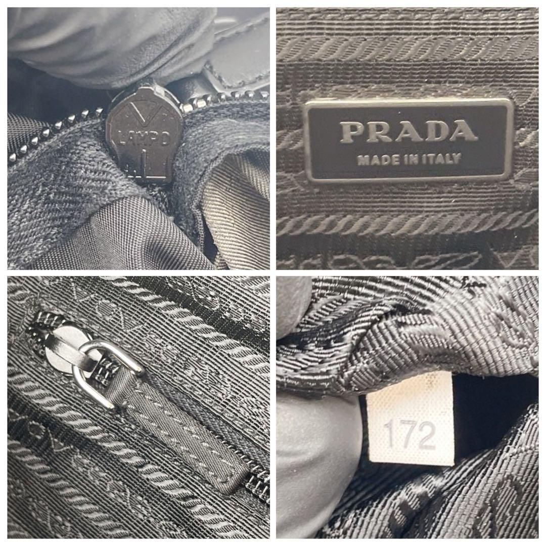 【極美品】プラダ　三角ロゴ　ナイロン　メッセンジャー　ショルダーバッグ 5344 PRADA（プラダ） 極 美品 三角ロゴ プレート 金具 テスート ナイロン