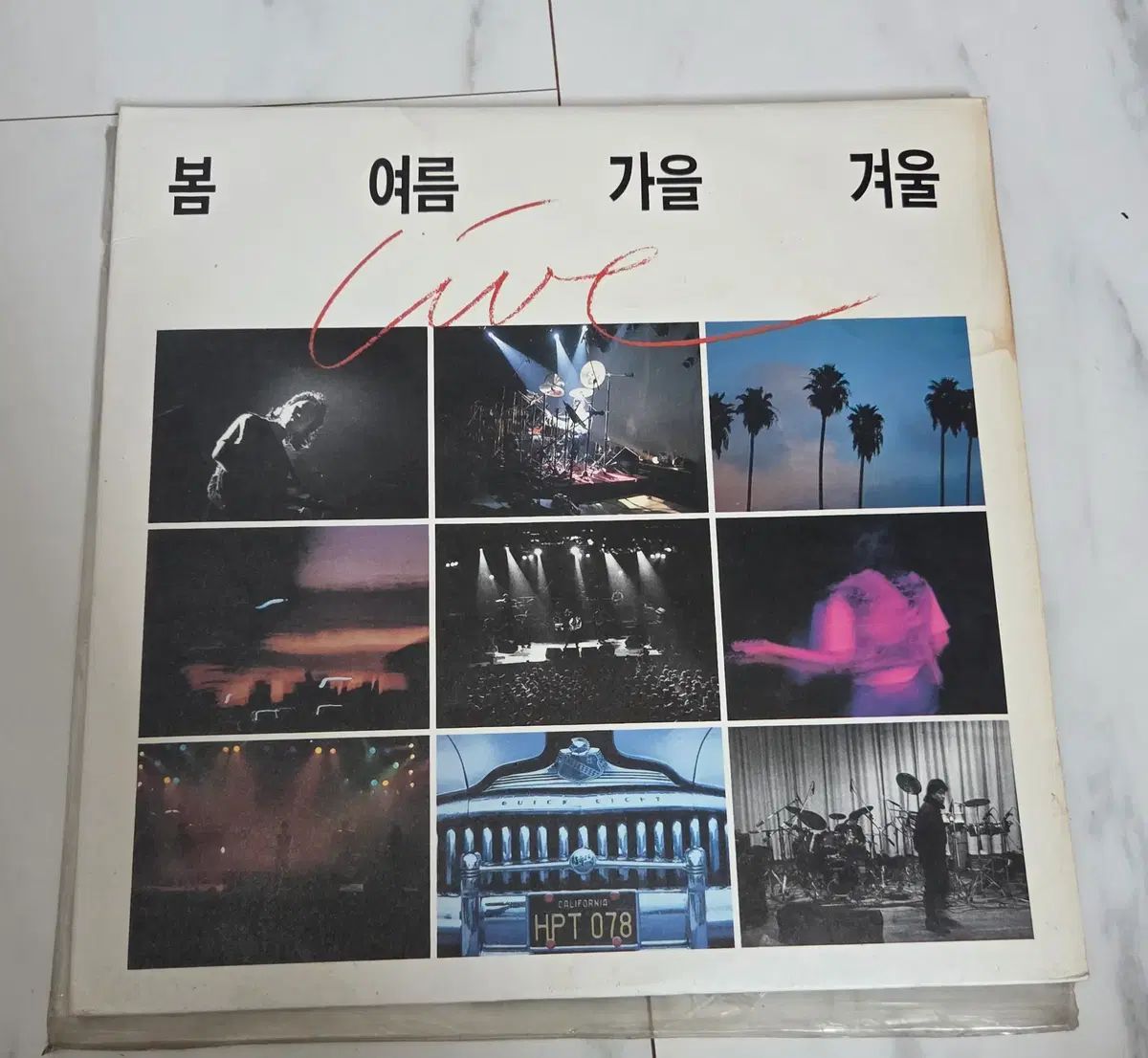 春/夏/秋/冬 ライブ LIVE 2LP 出品