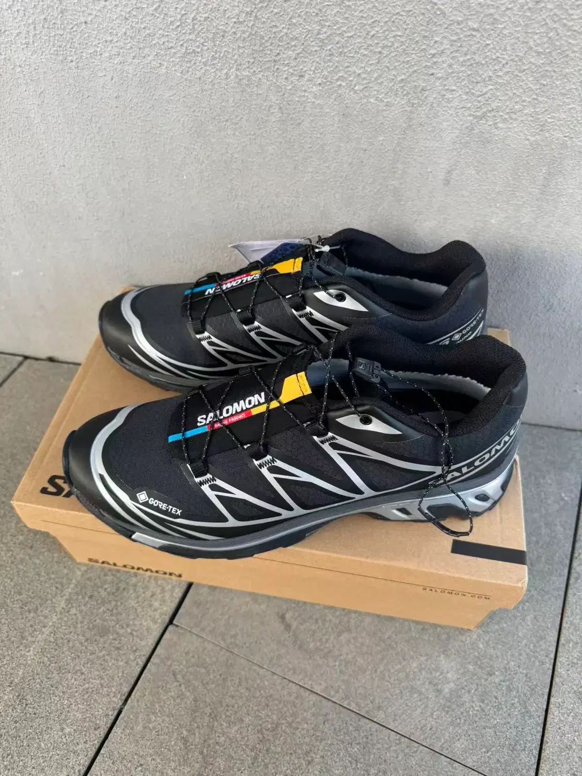 SALOMON サロモン XT-6 ゴアテックス ブラック シルバー 270MM