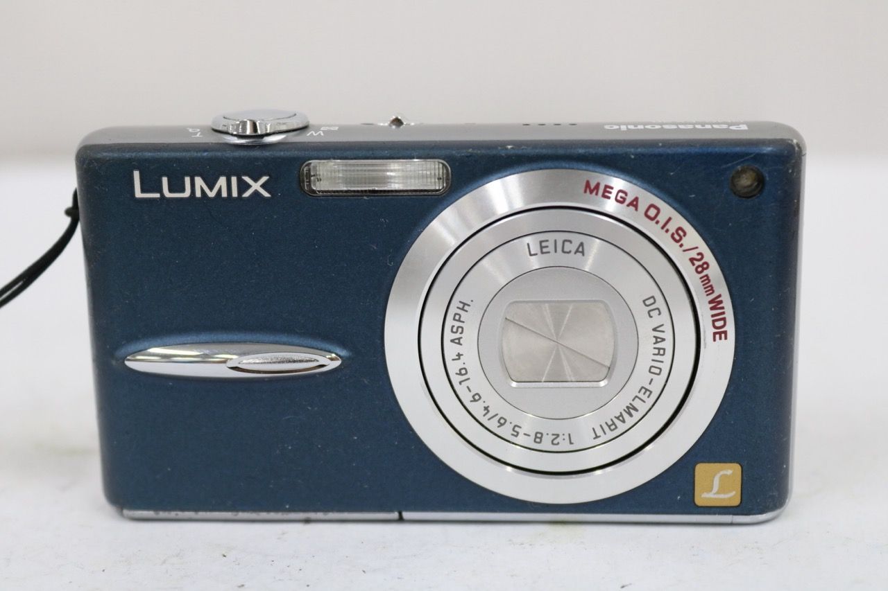 【完動品】Panasonic LUMIX DMC-FX30 ブルー コンデジ Panasonic Lumix DMC-FX30 Digital Camera (Blue) DMCFX30A B&H