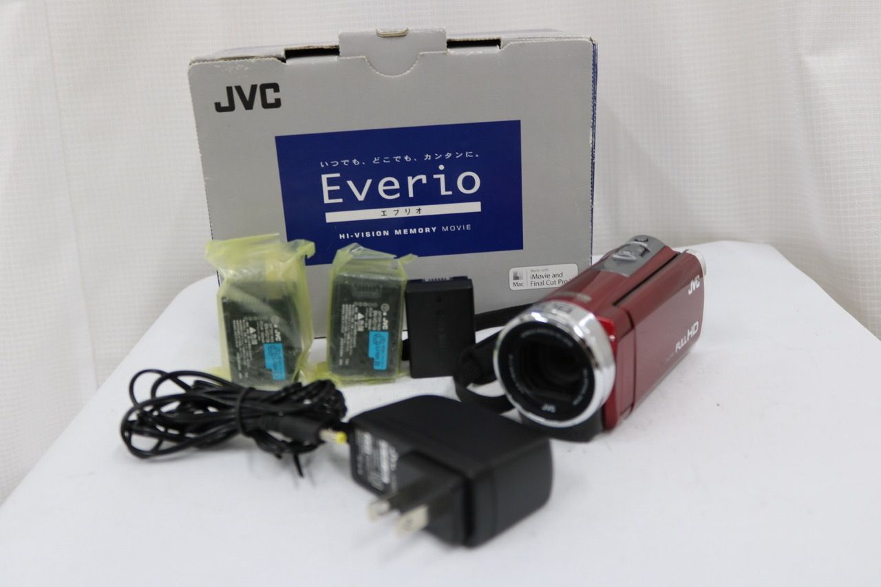 [Return Guarantee] [with original box] JVC Everio GZ-E780-R red 40x 60x digital video camera e10519