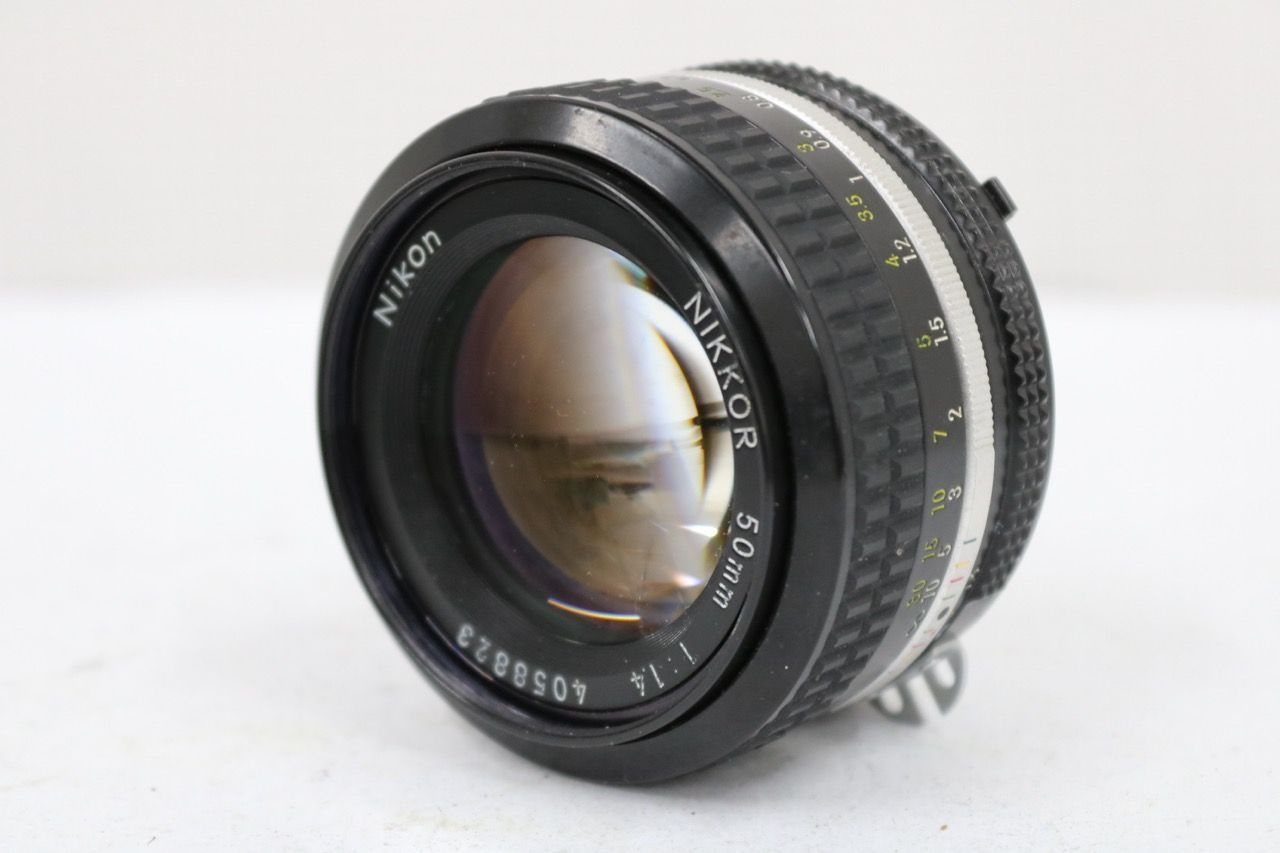 【返品保証】 ニコン Nikon Ai nikkor 50mm F1.4 レンズ e10597