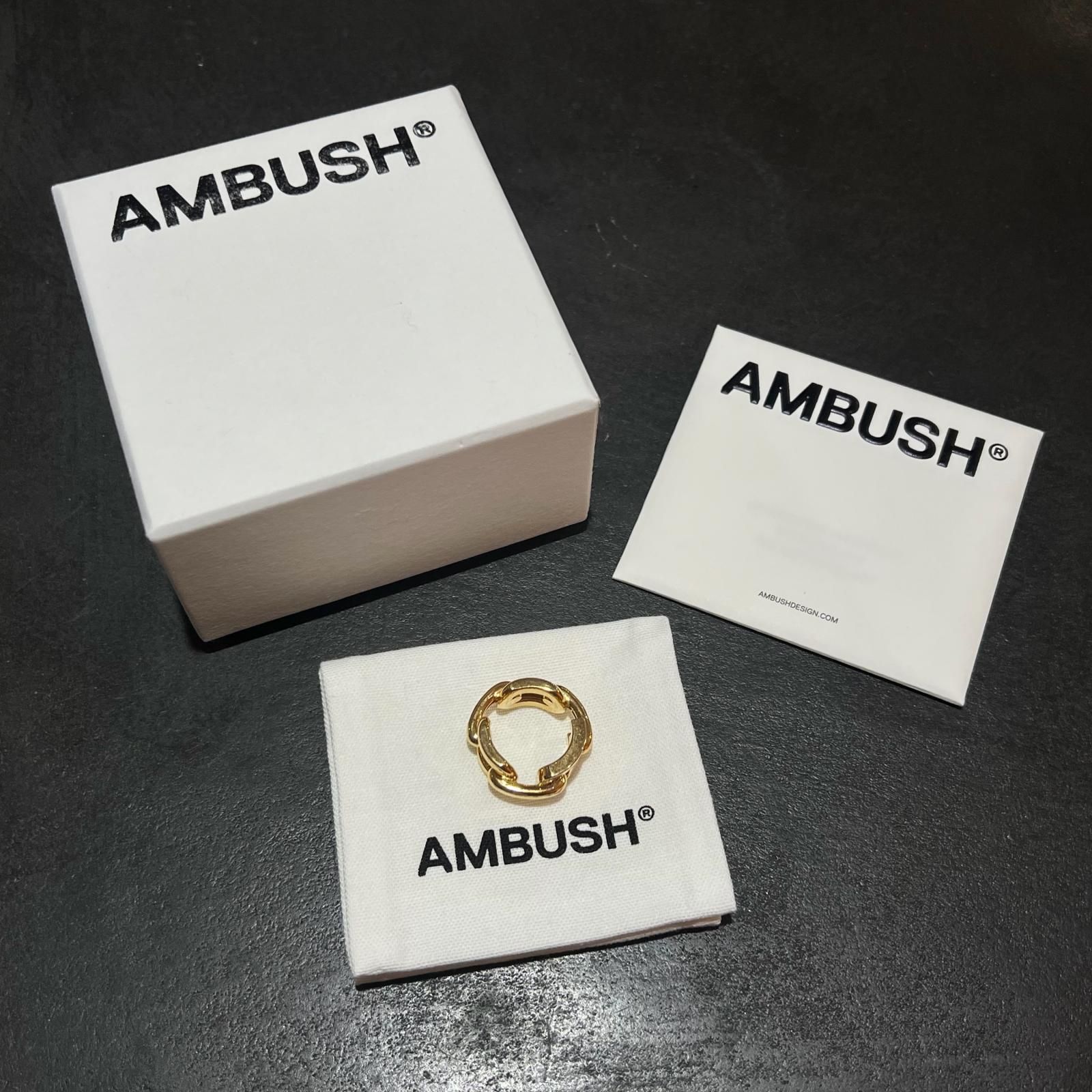 参考上代36300円 未使用 AMBUSH CHAIN RING チェーンリング 指輪 11号