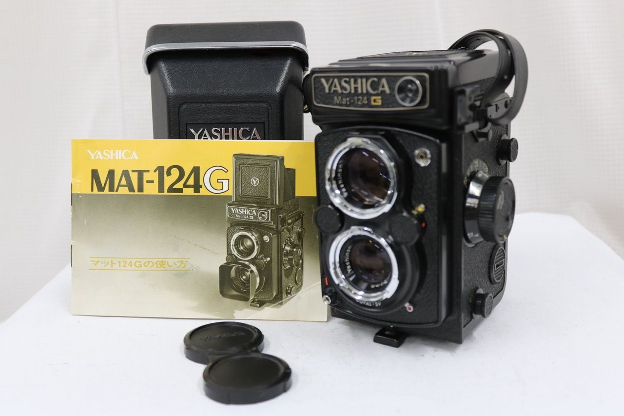 外観美品】 ヤシカ Yashica Mat-124 G Yashinon 80mm F3.5 二眼カメラ 
