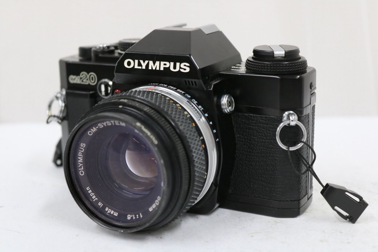 【返品保証】 オリンパス Olympus OM-20 ブラック OM-SYSTEM ZUIKO AUTO-S 50mm F1.8 e10532