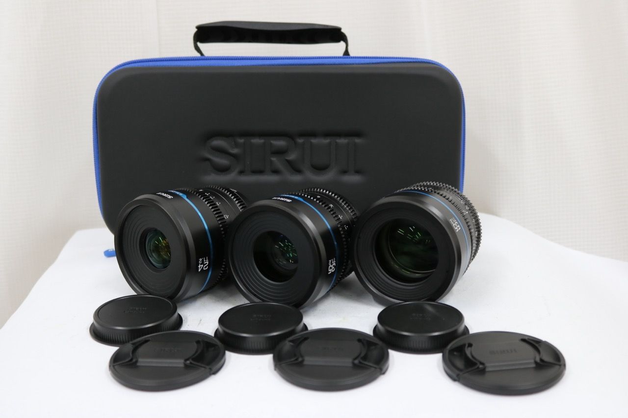 【美品 返品保証】 【未使用級】 Sirui 24mm 35mm 55mm F1.2 L-mount レンズ e10582