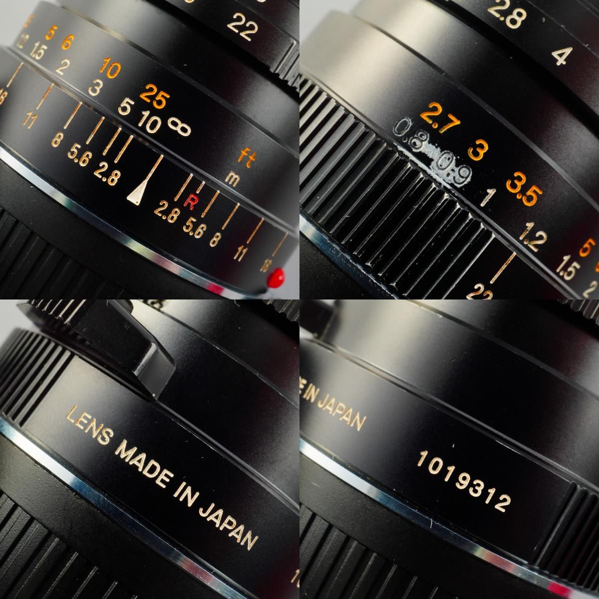 MINOLTA ミノルタ M-ROKKOR 28mm F/2.8 単焦点レンズ - メルカリ