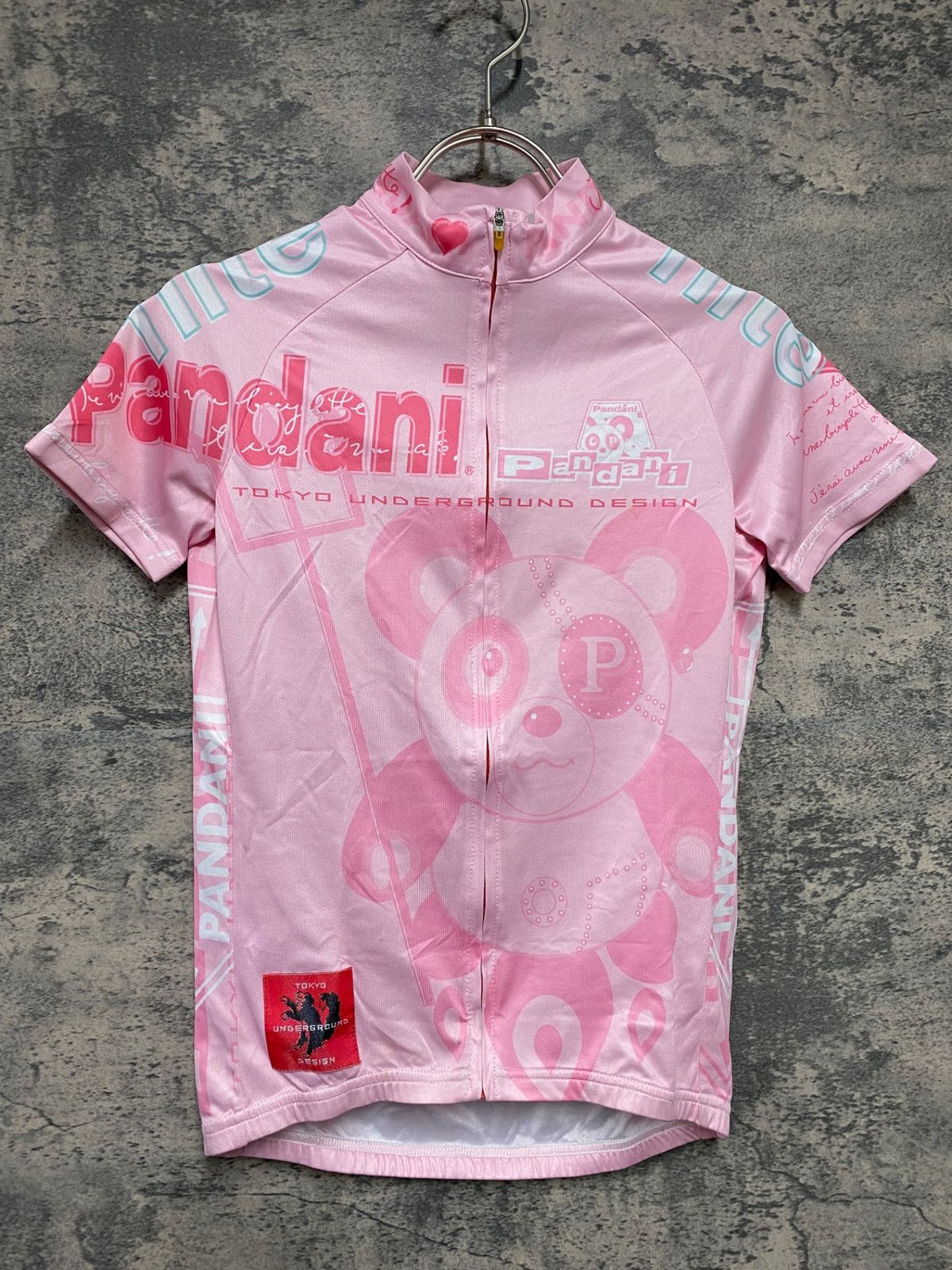 KD594 パンダーニ Pandani 半袖 サイクルジャージ ピンク XS