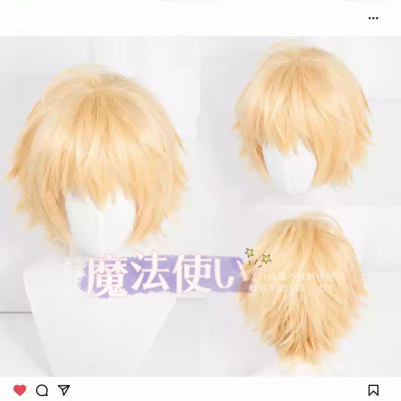 デンジ 風 ウィッグ【お値下げ中】 爆買WEEK P10倍+11倍】チェンソーマン デンジ 風 コスプレ ウィッグ