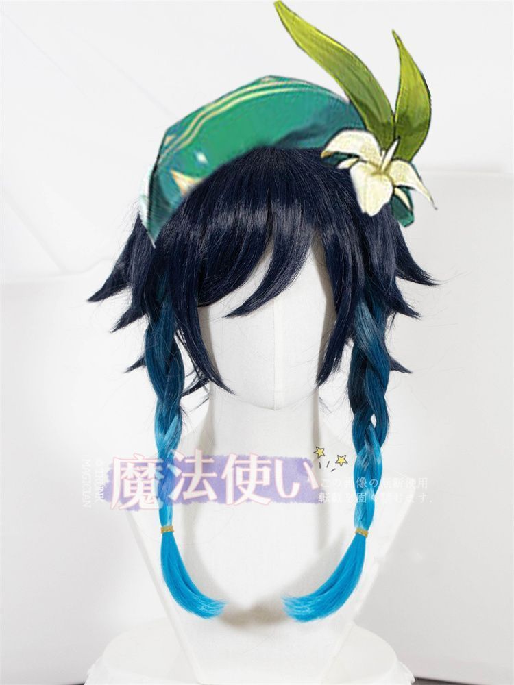 再入荷 特価 原神 ウェンディ コスプレ ウィッグ ネット付き 新品