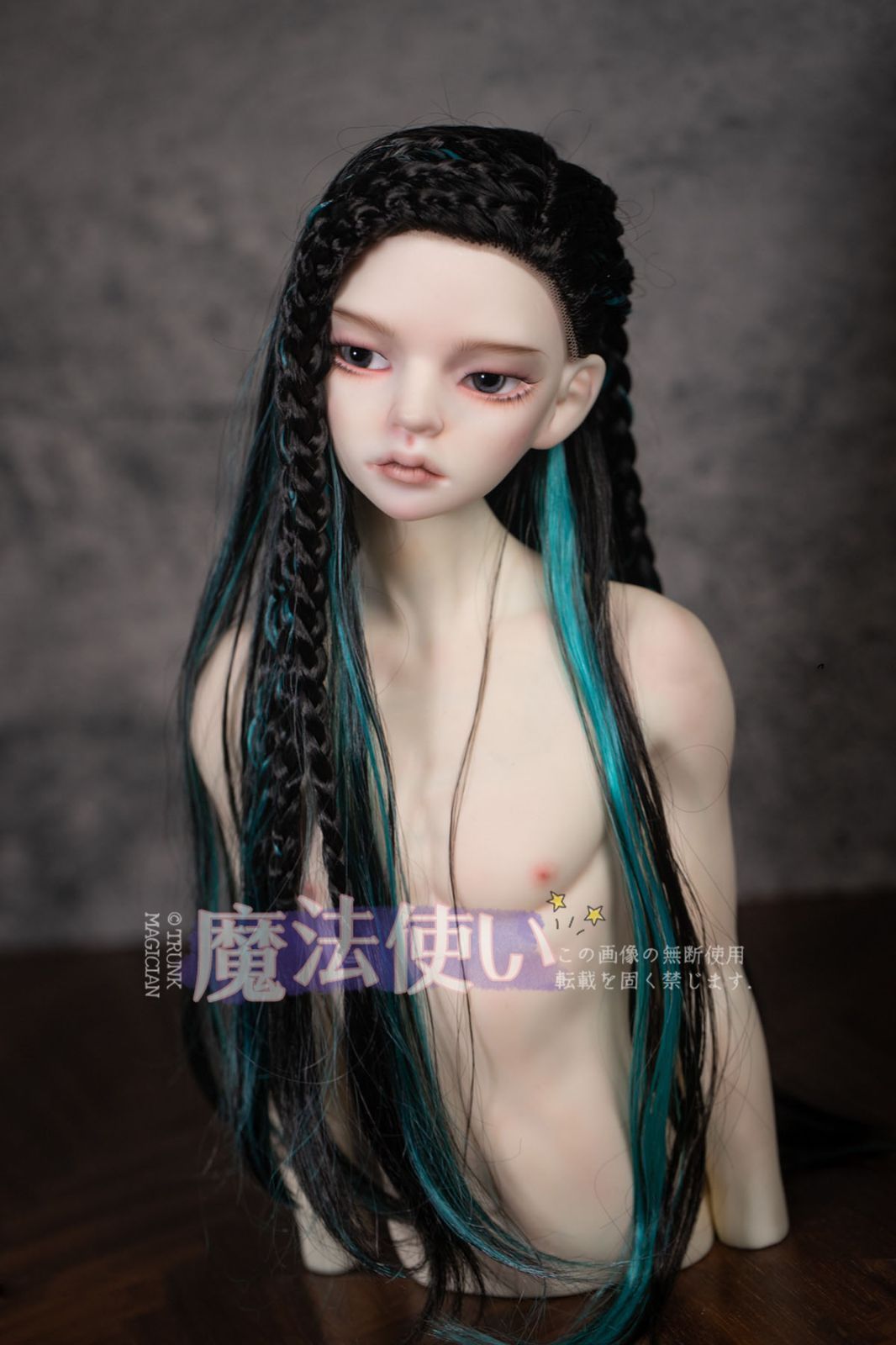 再入荷 特価 1/3 BJD カツラ ドール用 ウイッグ ハンドメイド オシャレ カワイイ CJF505P581