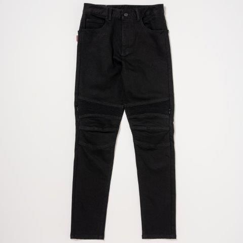 ストレッチスキニーパンツ リアルブラック L+(LL)サイズ ROP73 ロッソ 