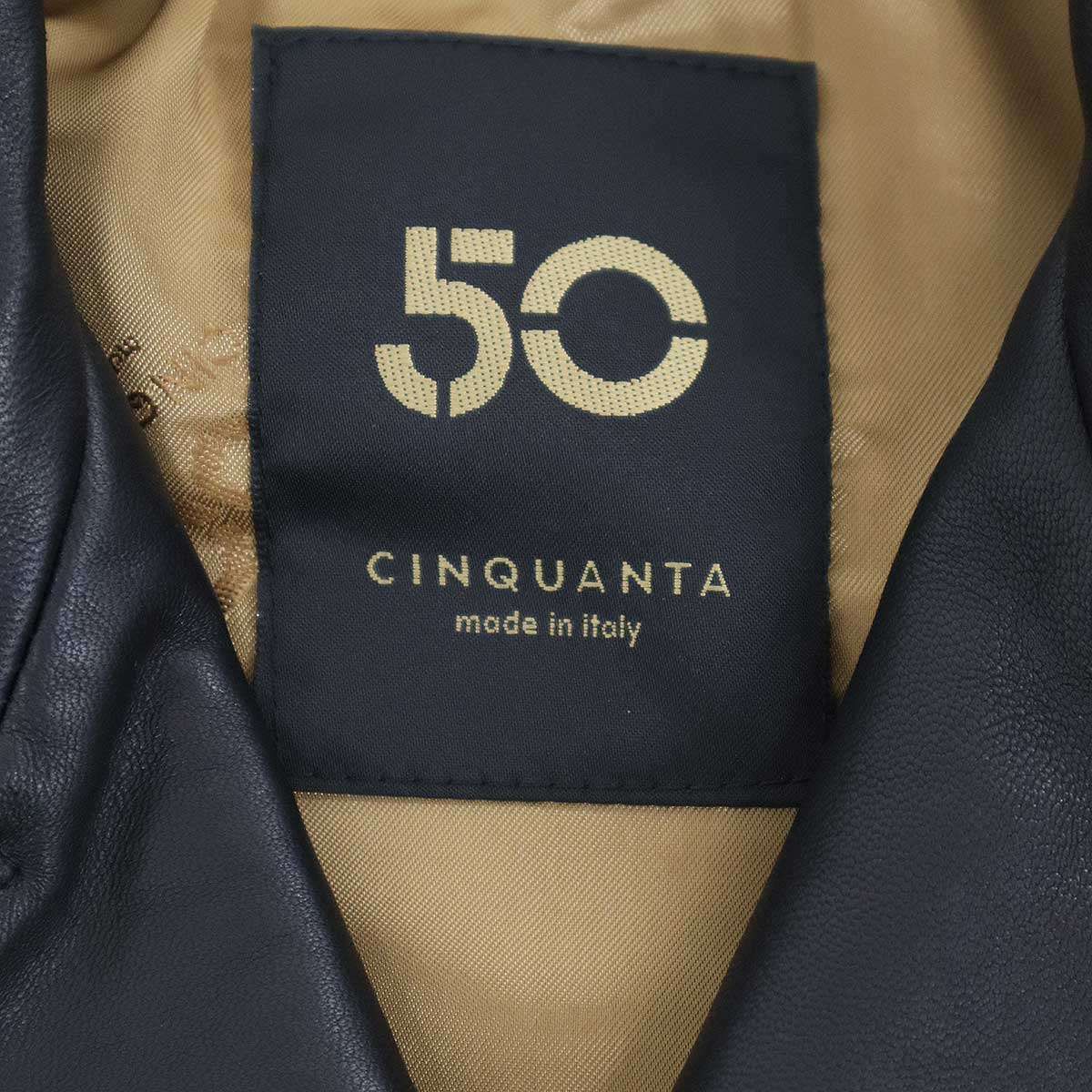 Cinquanta チンクワンタ ダブルレザーライダースジャケット H-563