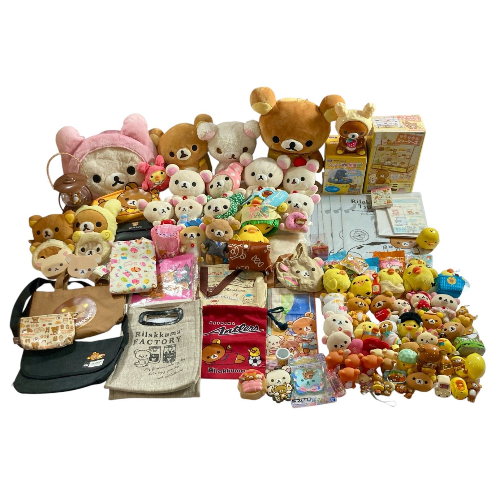 リラックマ　コリラックマ　キイロイトリ　まとめ売り　set 大量 ☆ リラックマ グッズ 大量 まとめ商品 ぬいぐるみ 雑貨 バッグ