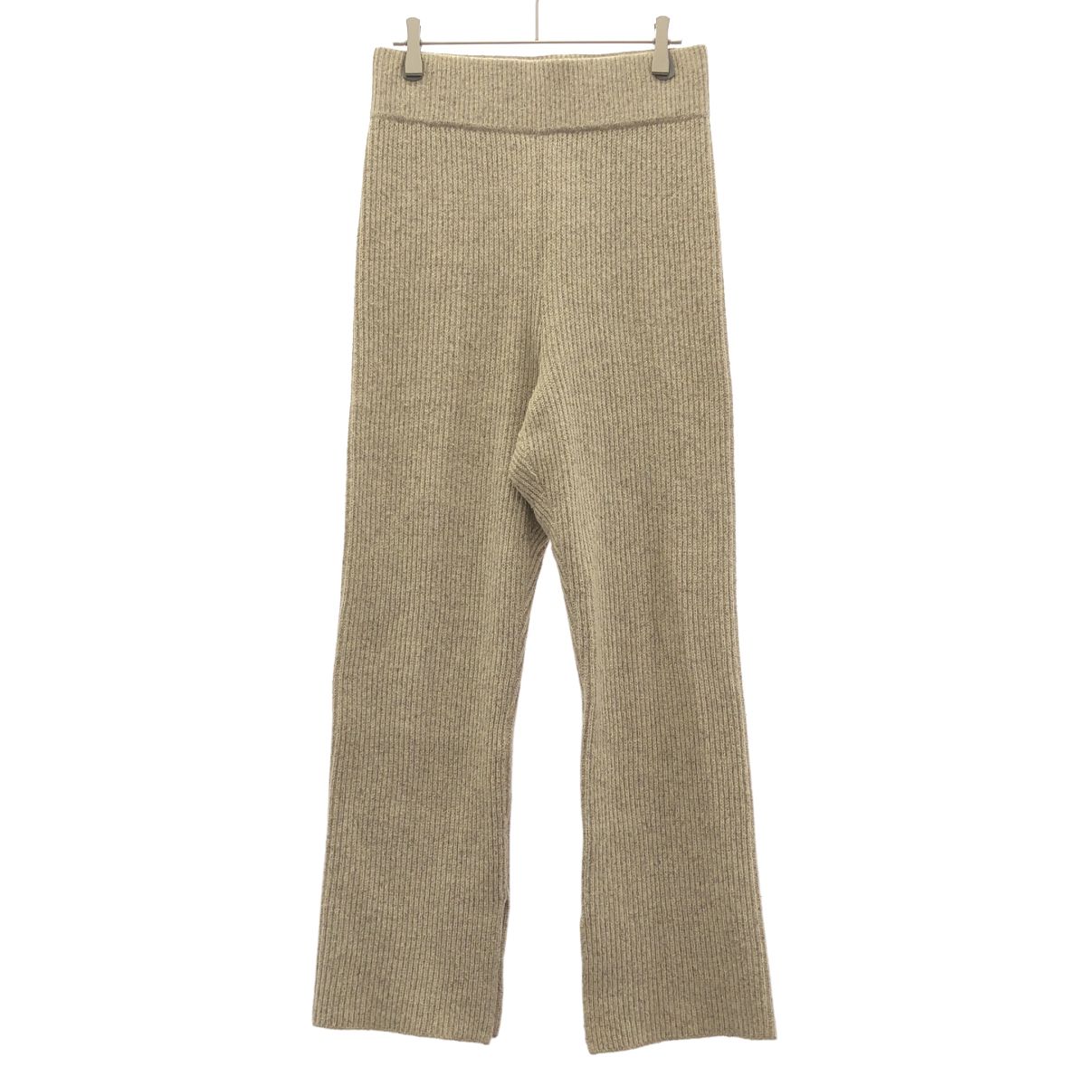 Deuxieme Classe ドゥーズィエム クラス 19AW ニットパンツ 19-080-500-7080 ベージュ 36