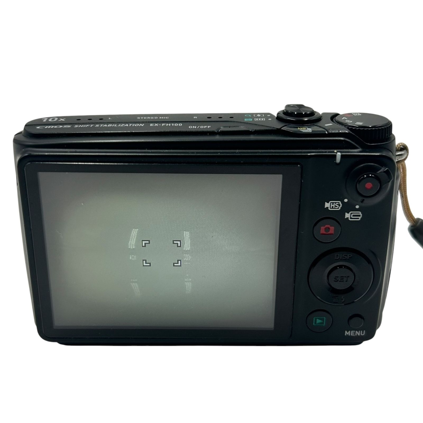 □CASIO EXILIM EX-FH100 コンデジ バッテリー 充電器付 動作確認済 