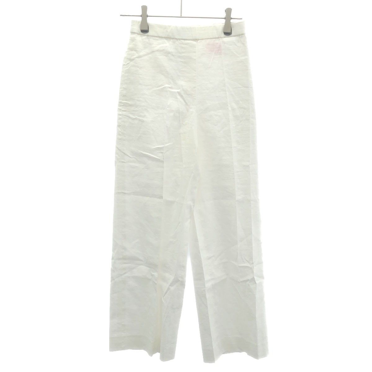 theory セオリー ECO CRUNCH WASH WIDE PULL ON GD ストレッチイージーパンツ ホワイト XXS