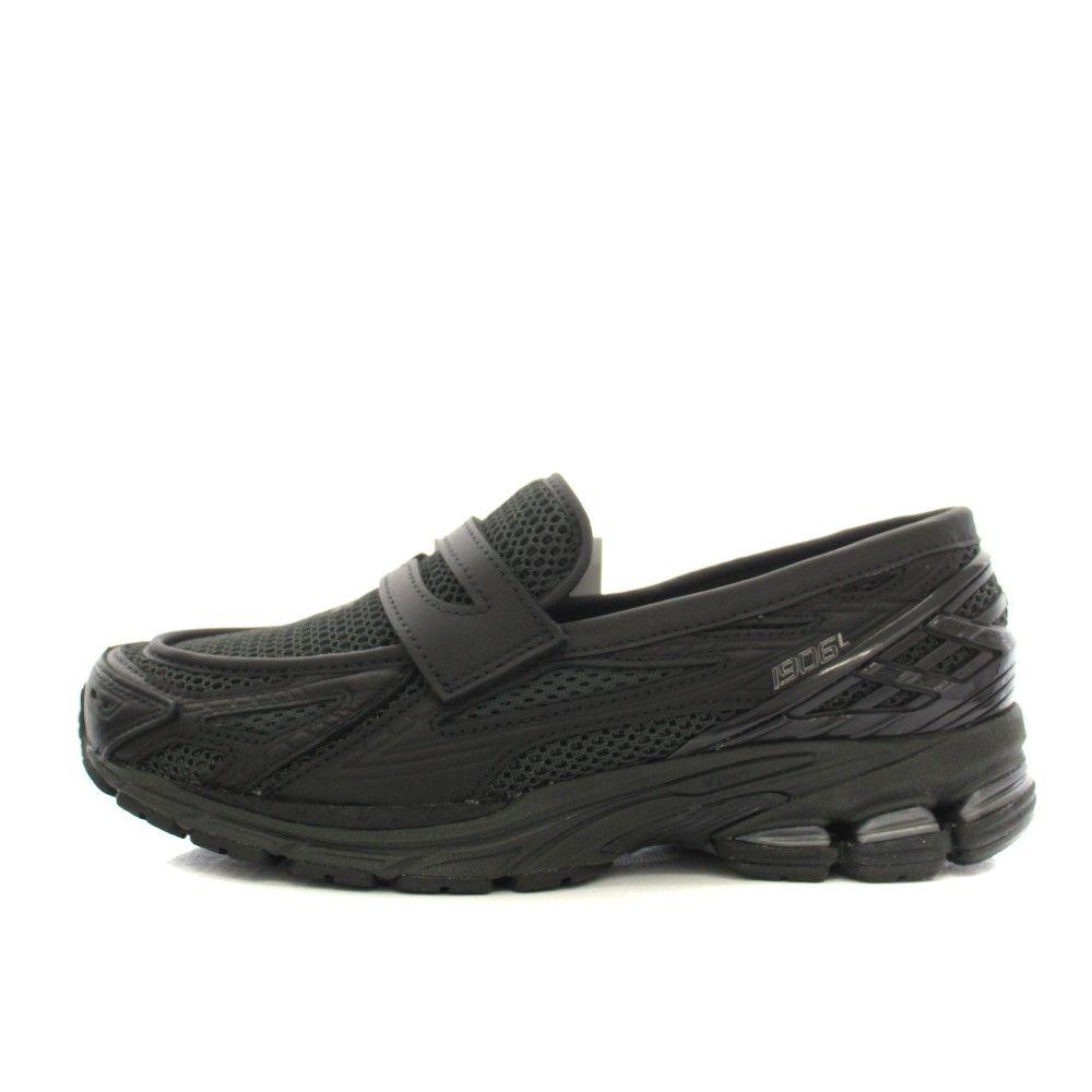 ニューバランス NEW BALANCE U1906LAI ローファー シューズ レザー メッシュ US9.5 黒 ブラック /YT