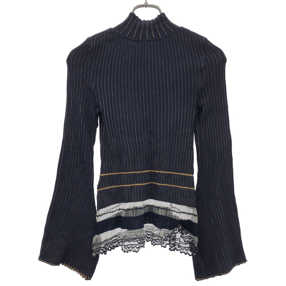 mame kurogouchi マメ クロゴウチ 20AW Rib Jacquard Kintted Top