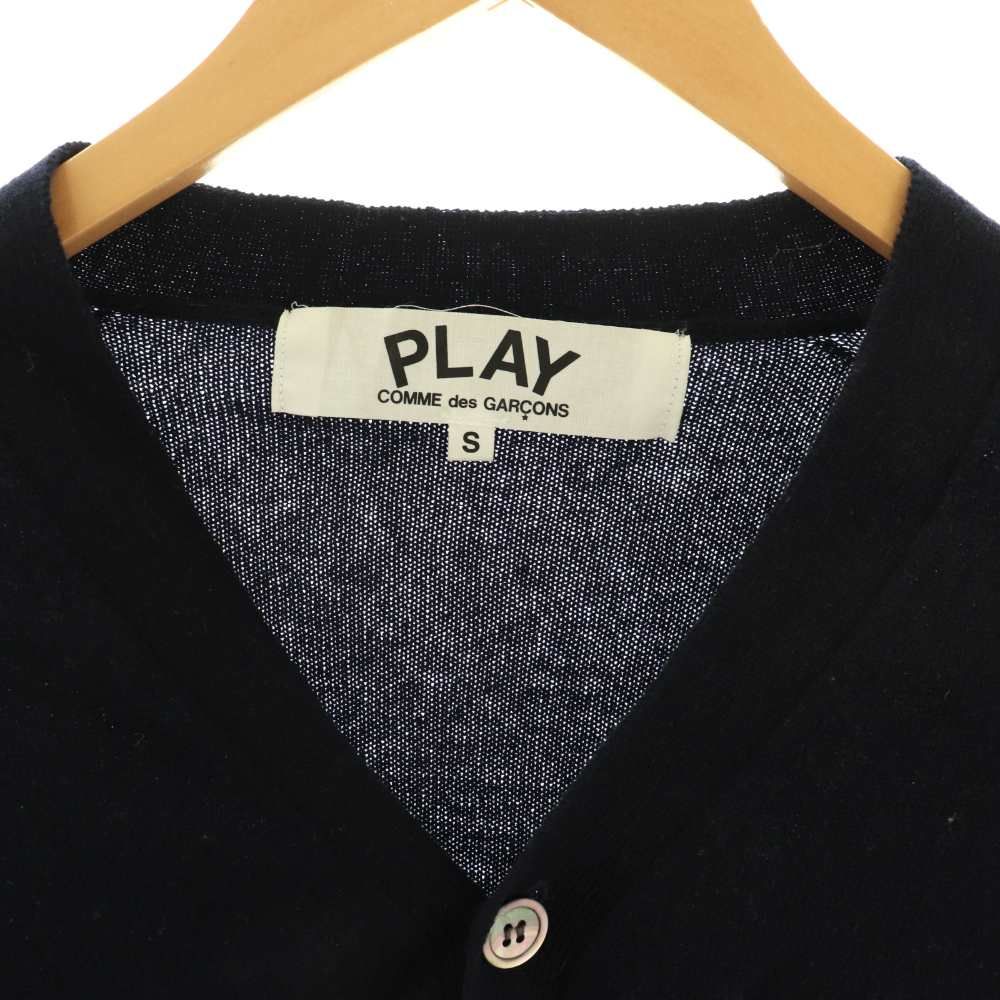 プレイコムデギャルソン AD2018/8 ウールニットカーディガン 長袖 プレイコムデギャルソン PLAY COMME des GARCONS AD2018/8 ウール