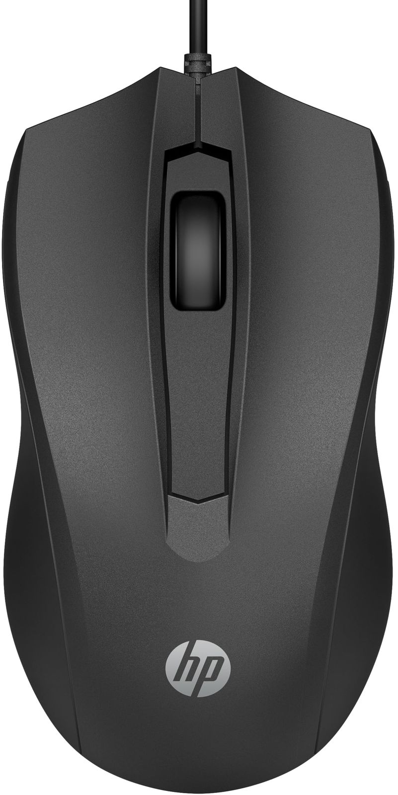 HP Wired Mouse 100 - Precise Optical Sensor with 1600 DPI - Easy USB Connection - Ambidextrous Design - 3 Button Control & B [新品。]