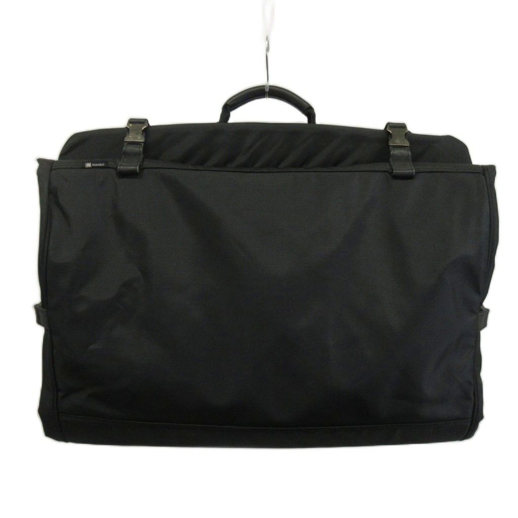 アイムプロダクト im product ガーメントバッグ スーツバッグ ショルダー 2WAY 旅行 出張 ナイロン ハンガー付き 黒 ブラック /XZ ■GY18