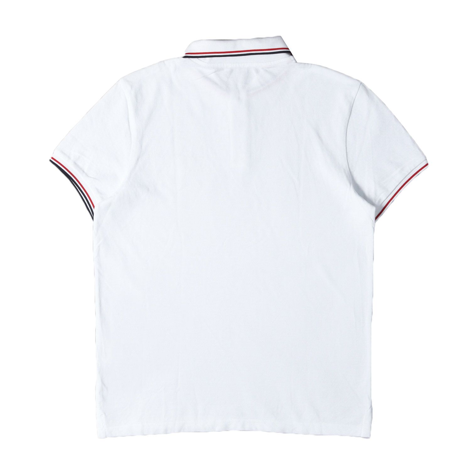美品】MONCLER モンクレール ポロシャツ ホワイト 白 サイズ:M | ロゴ